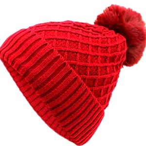 Pompom Beanie Hat